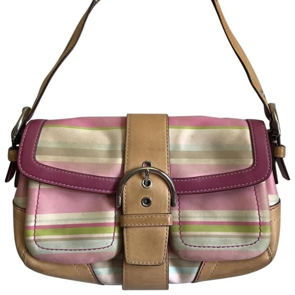 Coach Handbags - Coach Multi Color Shoulder Bag